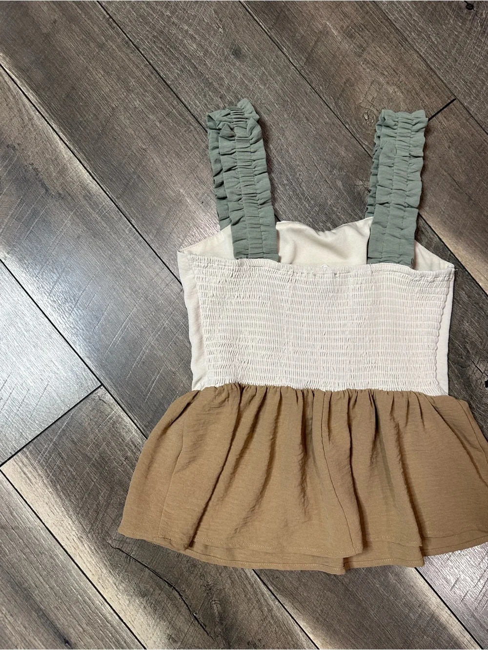 In February Ruffle Colorblock Tank Top - Picture 7 of 7